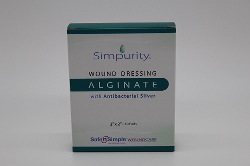 simpurity wound dressing alginate with antibacterial silver Amazon.com: Simpurity Silver Calcium Alginate Wound Dressing - 4" x 5"  Individual Thick Pads - Dressing for Wound Care - Non-Stick Calcium Alginate  Pads with Silver