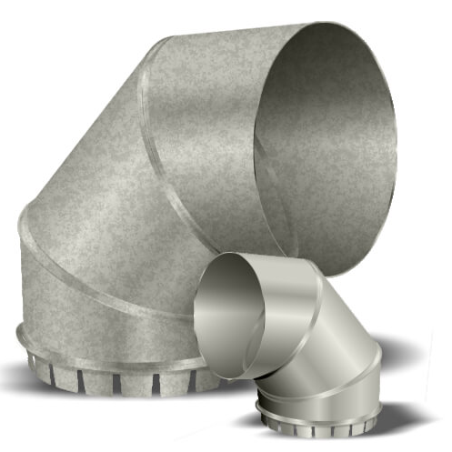 Sheet Metal Sheet Metal Fittings Take Offs and Collars | Sinclair