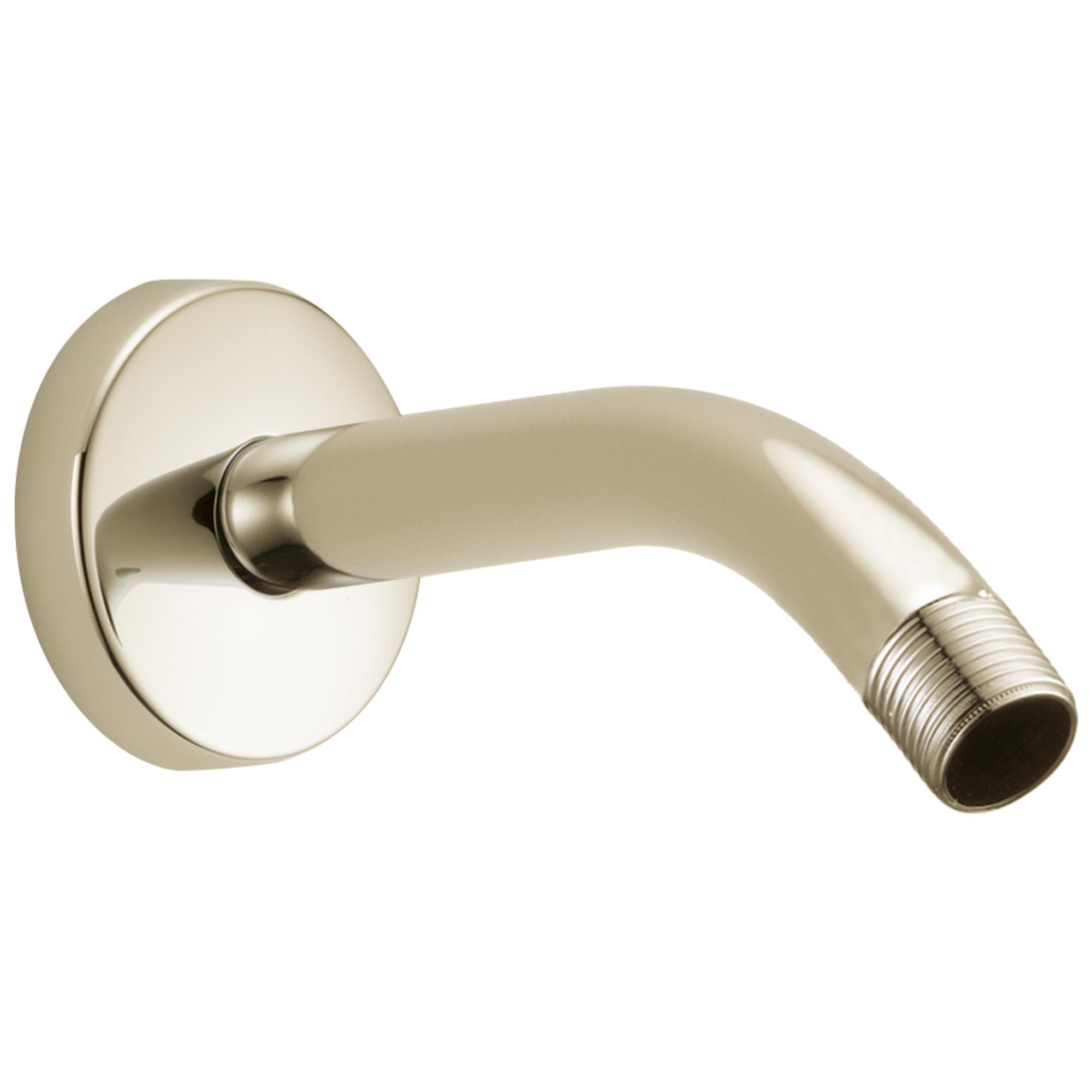 Brizo® RP74751PN Shower Arm and Flange, 7 in L, 1/2 in NPT, Import