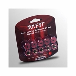 チップ Novent® 86681 Locking Refrigerant Cap, 1/4 in Thread, Pink, Import