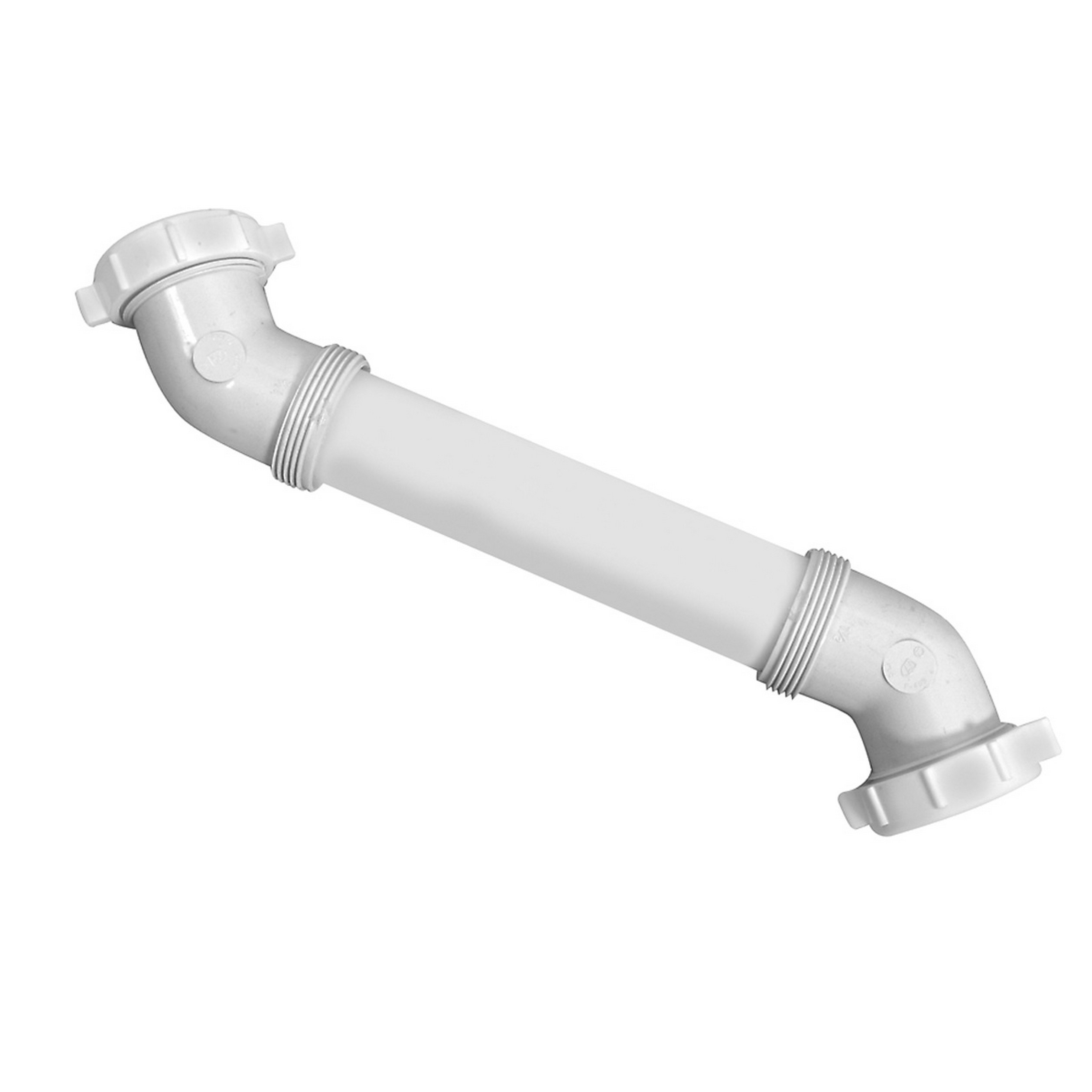 DEARBORN P9046A 11/2 PVC DOUBLE OFFSET TAILPIECE WHITE SAME