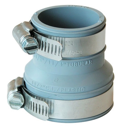 1-1/2'' PVC Tubular Drain Trap Connector - Wallington Plumbing and