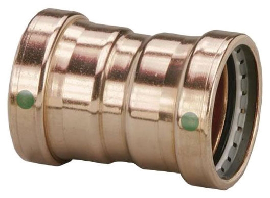Get Your Plumbing Project Done Right With These 10 Copper Couplings With Stop, Size 1x1. Made In The USA By PAKA HAND TOOLS.