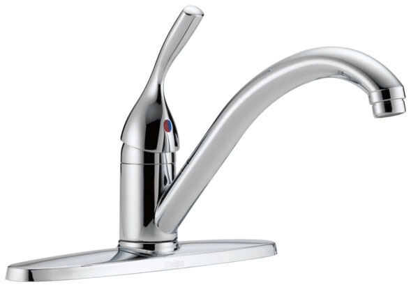 T−FAL FV4670J0 Delta One Hole Kitchen Faucet | Wallington Plumbing Supply