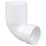 thumbnail image 2 of Nibco 4 In. X 4 In. X 3 In. PVC DWV All Hub Long-Radius Sanitary Tee Fitting P287282 2 of 14