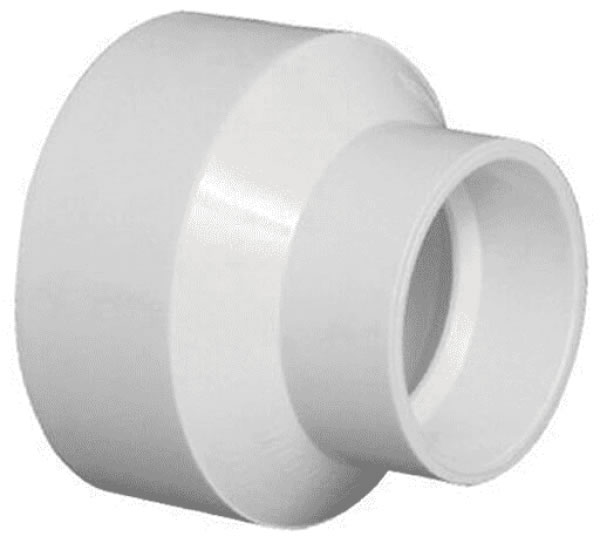 3'' x 2'' PVC DWV Reducing Coupling - Wallington Plumbing and