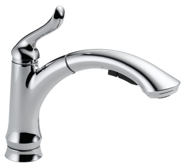 Chrome Single Handle Lever Kitchen Faucet Wallington Plumbing and