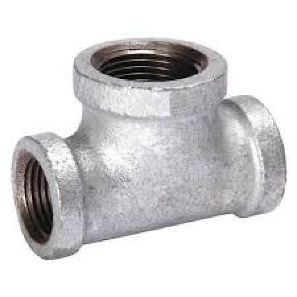 1-1/2'' x 1-1/2'' x 3/4'' FPT Galvanized Reducing Tee - Wallington