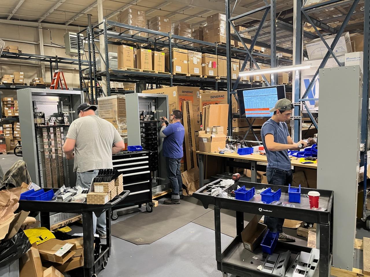 Custom Panelboards at Warshauer Electric