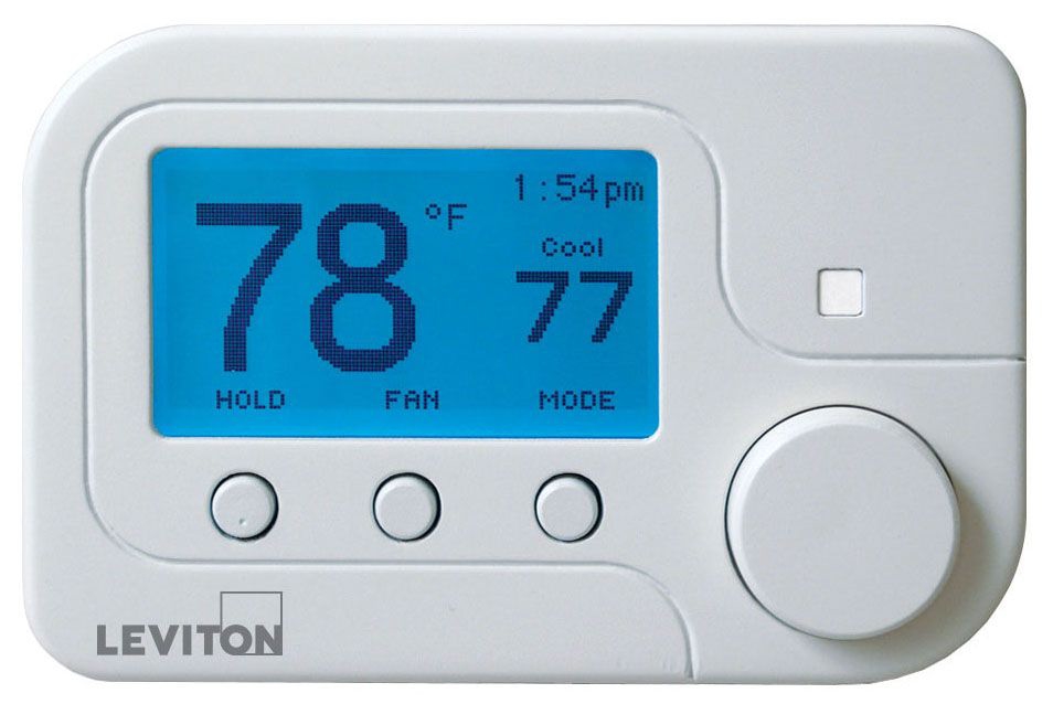 Leviton Conventional and Heat Pump Thermostat RC-1000WHZB | Warshauer  Electric Supply
