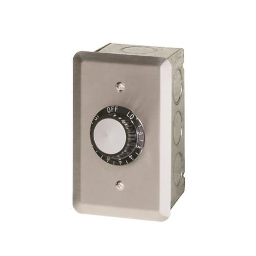 Infratech Single Flush Mount Input Regulator with Stainless Steel Wall