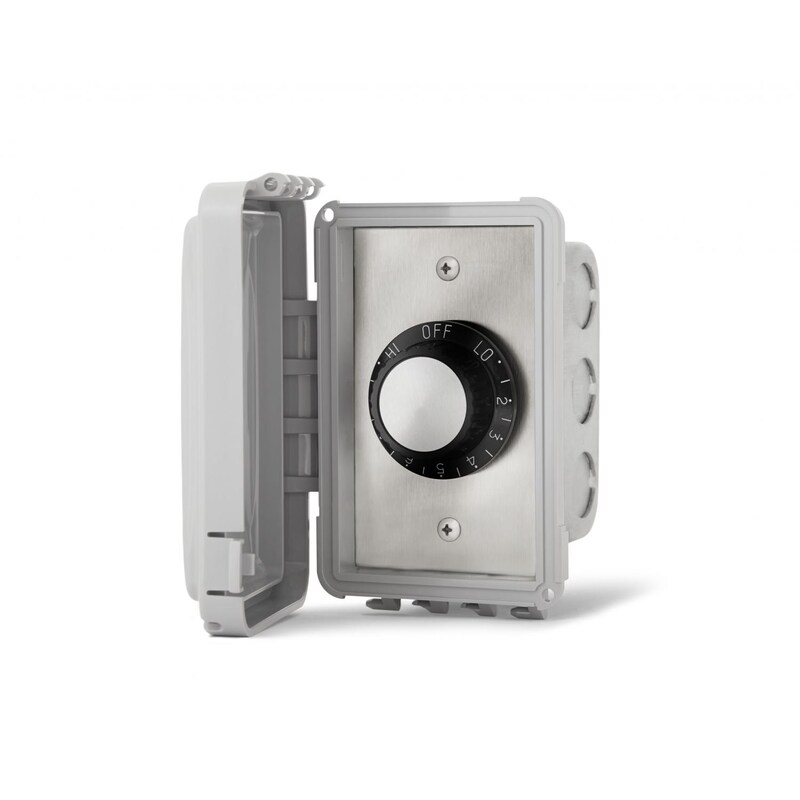 Infratech Dual Flush Mount Input Regulator with Weatherproof Cover and