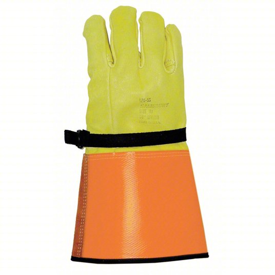 Salisbury Size 8-1/2, 14 inch Leather Protector Gloves